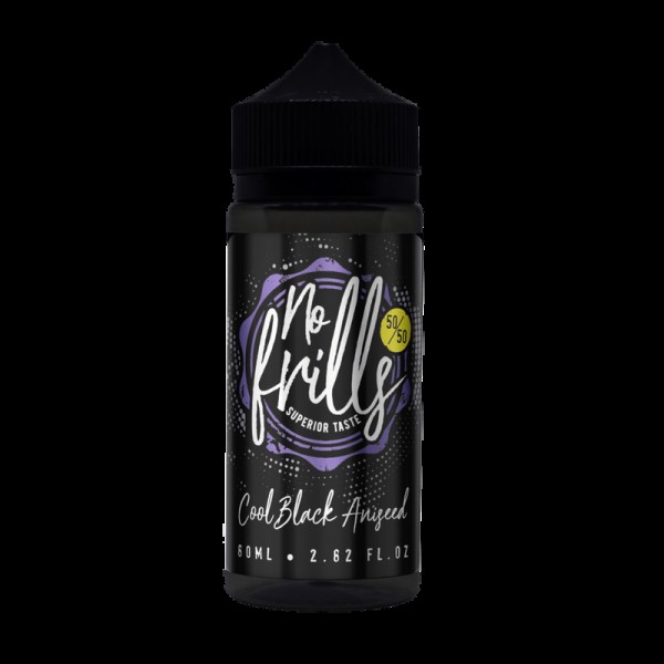 No Frills Cool Black Aniseed E-liquid 80ml Short F...