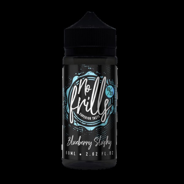 No Frills Blueberry Slushy E-liquid 80ml Short Fill