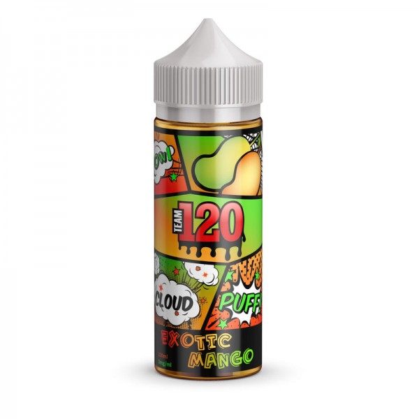 Team 120 Exotic Mango E-liquid 100ml Short Fill