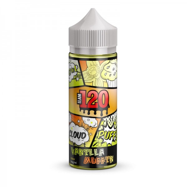 Team 120 Vanilla Muffin E-liquid 100ml Short Fill ...