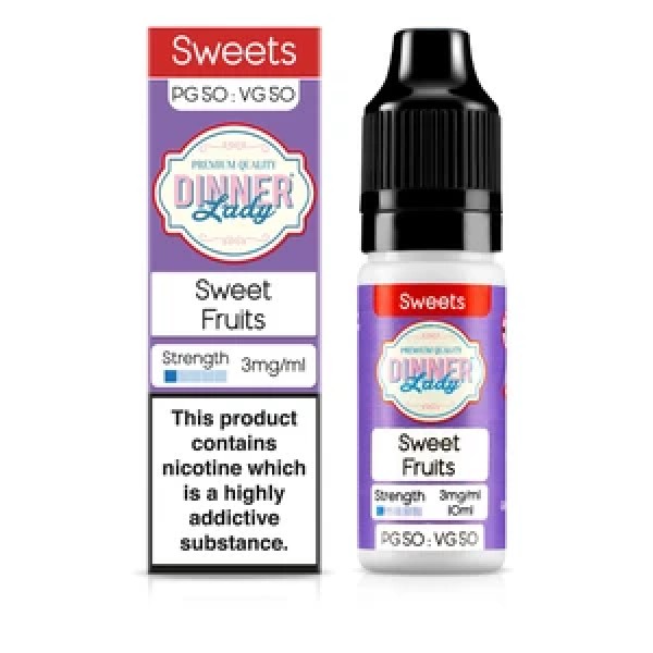 Dinner Lady Sweets 50/50: Sweet Fruits 10ml E-Liquid