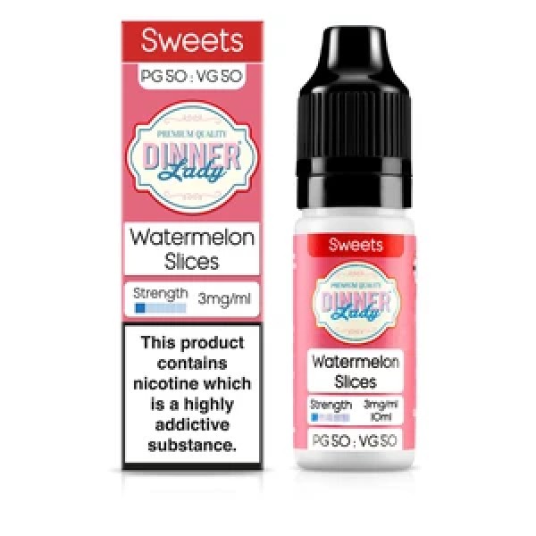 Dinner Lady Sweets 50/50: Watermelon Slices 10ml E...