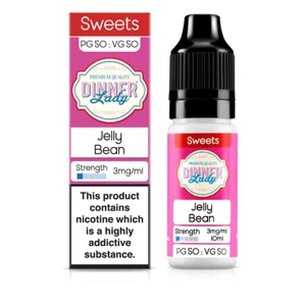 Dinner Lady Sweets 50/50: Jelly Bean 10ml E-Liquid