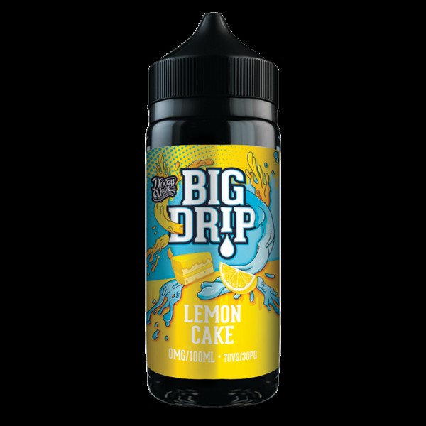 Doozy Vape Big Drip Lemon Cake E-liquid 100ml Shor...