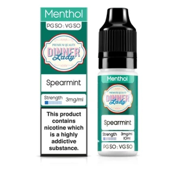 Dinner Lady Menthol 50/50: Spearmint 10ml E-Liquid