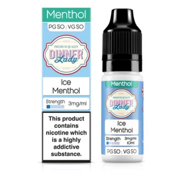 Dinner Lady Menthol 50/50: Ice Menthol 10ml E-Liqu...