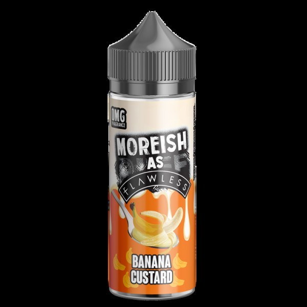 Moreish as Flawless Banana Custard 0mg 100ml Short Fill E-Liquid