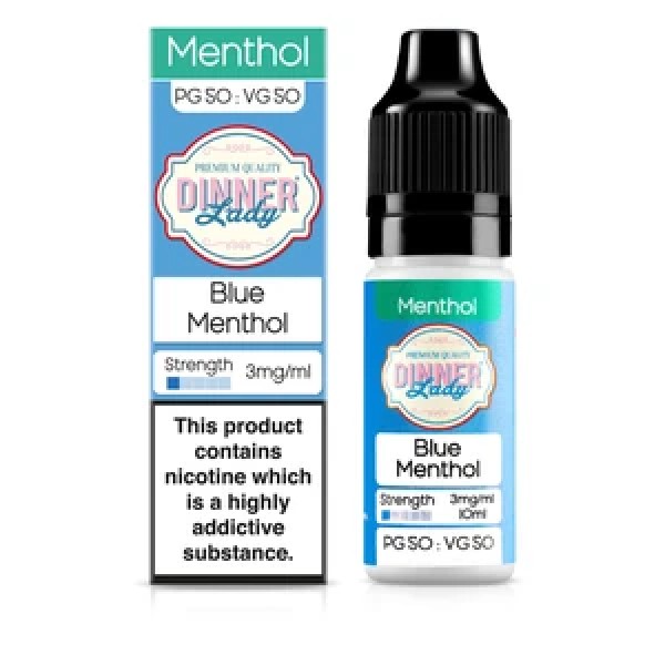 Dinner Lady Menthol 50/50: Blue Menthol 10ml E-Liq...