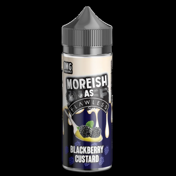 Moreish as Flawless Blackberry Custard 0mg 100ml Short Fill E-Liquid