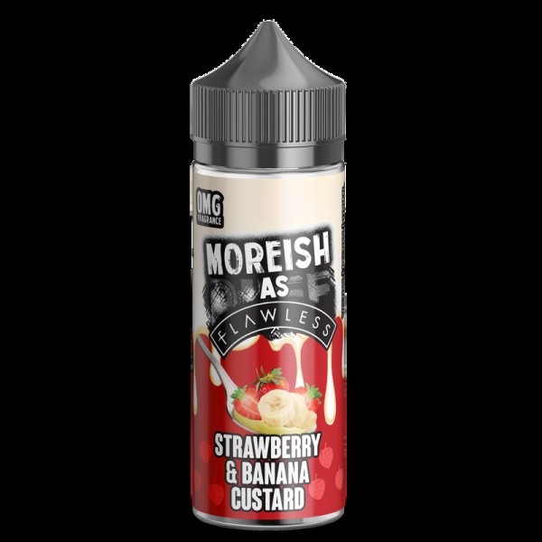 Moreish as Flawless Strawberry Banana 0mg 100ml Sh...