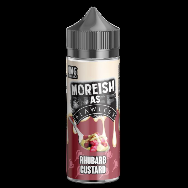 Moreish as Flawless Rhubarb Custard 0mg 100ml Short Fill E-Liquid