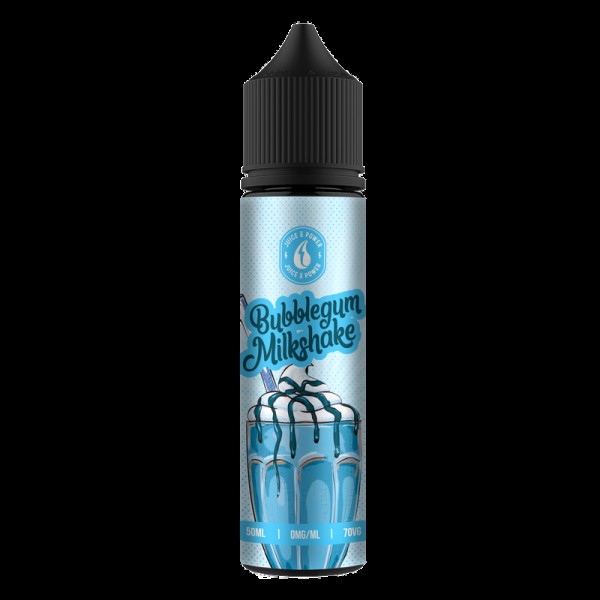 Juice N Power Bubblegum Milkshake E-liquid 50ml Sh...