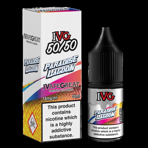 IVG Crushed 50/50: Paradise Lagoon 10ml E-Liquid