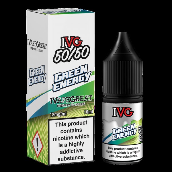 IVG Crushed 50/50: Green Energy 10ml E-Liquid