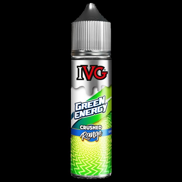 IVG Crushed: Green Energy 0mg 50ml Short Fill E-Liquid