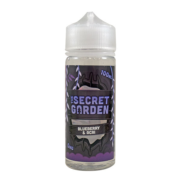 The Secret Garden E-liquid Blueberry & Acai 100ml Short Fill