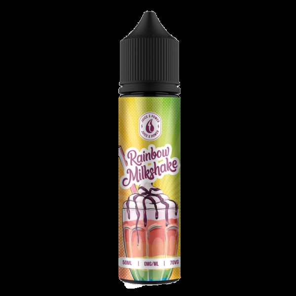 Juice N Power Rainbow Milkshake E-liquid 50ml Shor...