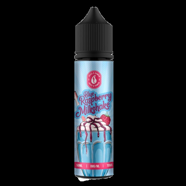 Juice N Power Blue Raspberry Milkshake E-liquid 50ml Short Fill