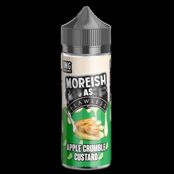 Moreish as Flawless Apple Crumble 0mg 100ml Short Fill E-Liquid