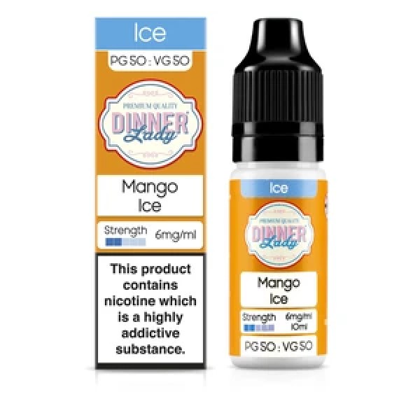 Dinner Lady Ice 50/50: Mango Ice 10ml E-Liquid