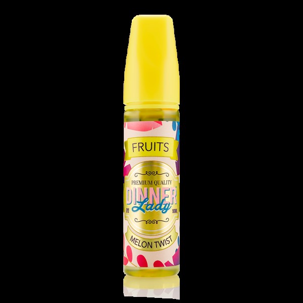 Dinner Lady Fruits: Melon Twist E-liquid 50ml Short Fill