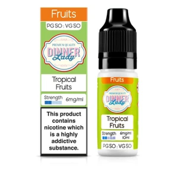 Dinner Lady Fruits 50/50: Tropical Fruits 10ml E-Liquid