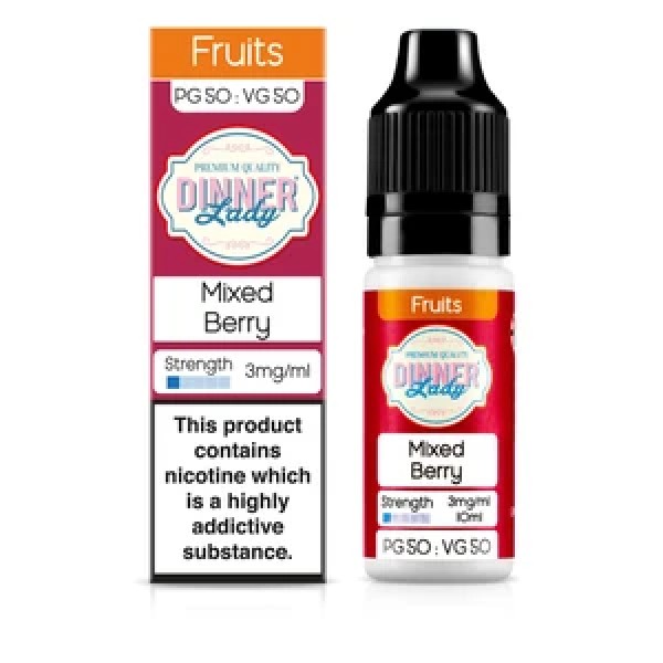 Dinner Lady Fruits 50/50: Mixed Berry 10ml E-Liquid