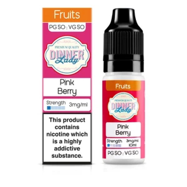 Dinner Lady Fruits 50/50: Pink Berry 10ml E-Liquid