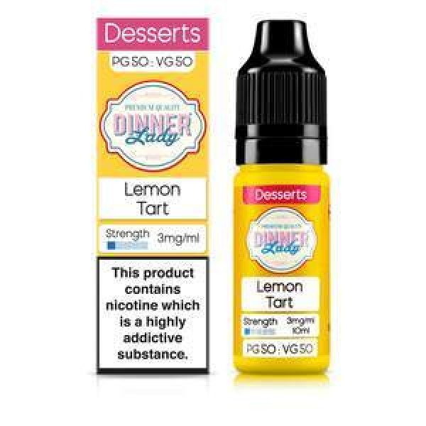 Dinner Lady Desserts 50/50: Lemon Tart 10ml E-Liqu...