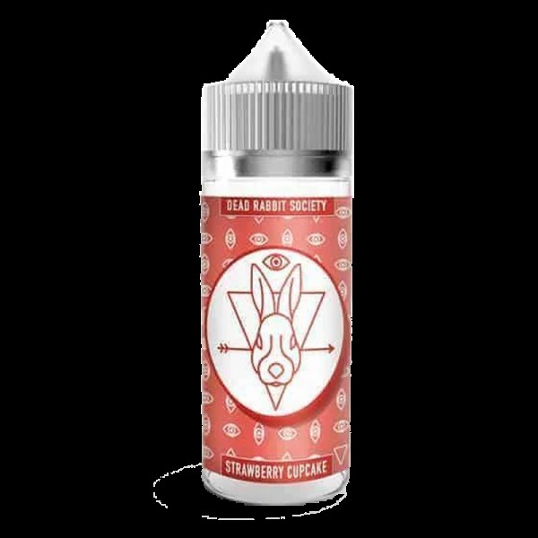 Dead Rabbit Society Strawberry Cupcake E-Liquid 100ml Short Fill