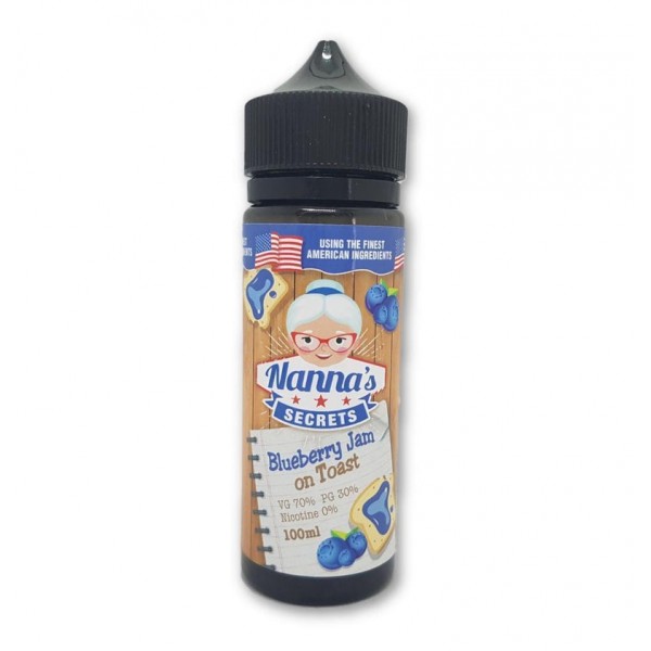 Nanna's Secret Blueberry Jam on Toast E-liquid...