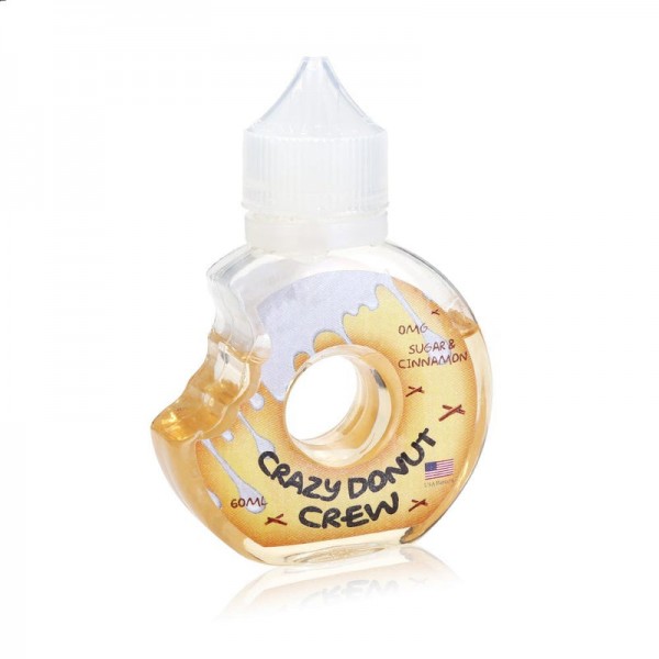 Crazy Donut Crew Sugar & Cinnamon 0mg 50ml Sho...