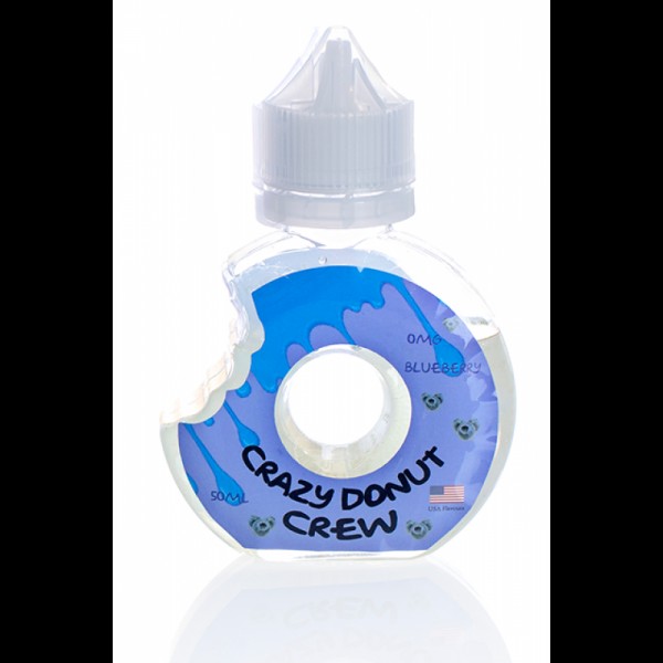 Crazy Donut Crew Blueberry 0mg 50ml Short fill Out...