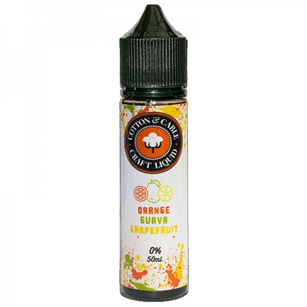 Cotton & Cable Fruits: Orange Guava Grapefruit 50ml Short Fill