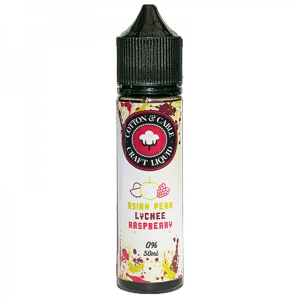 Cotton & Cable Fruits: Asian Pear Lychee Raspberry 50ml Short Fill