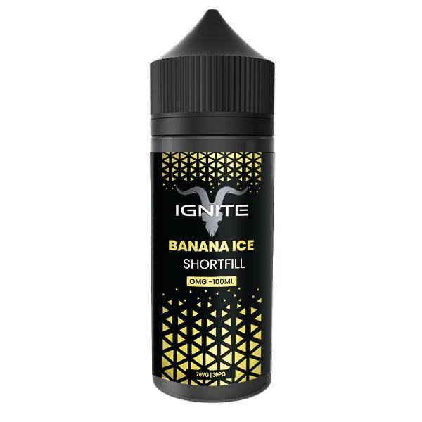 Ignite Banana Ice 0mg 100ml Short Fill E-Liquid