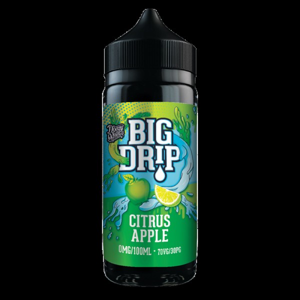 Doozy Vape Big Drip Citrus Apple 0mg 100ml Short F...