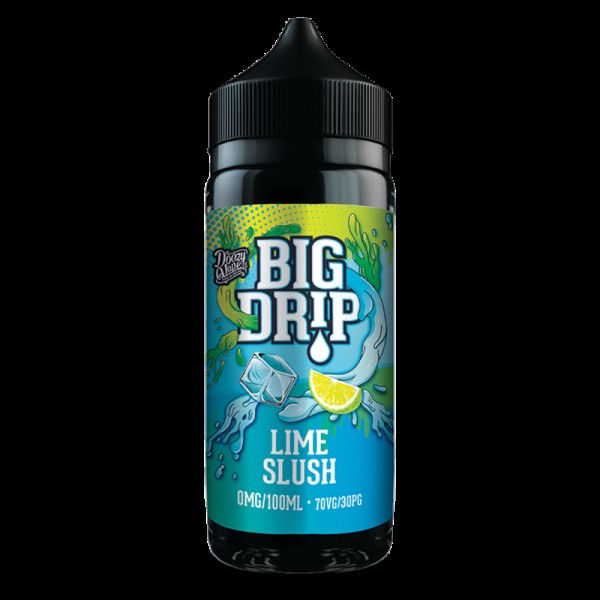 Doozy Vape Big Drip Lime Slush 0mg 100ml Short Fil...