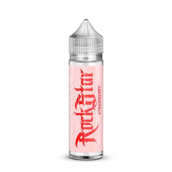 Rockstar Ice Cream Strawberry E-liquid 50ml Short Fill