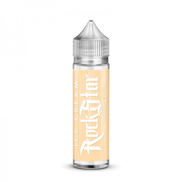 Rockstar Ice Cream Caramel Vanilla E-liquid 50ml Short Fill