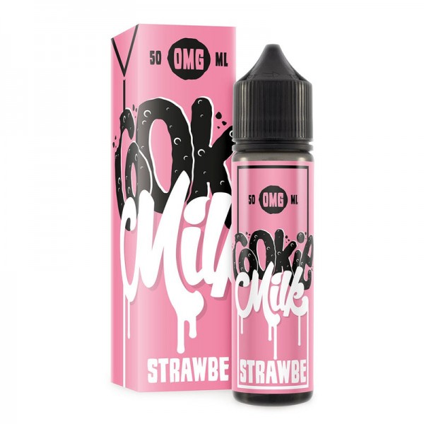 Nom Nomz Strawberry Cookie Milk E-liquid 50ml Shor...