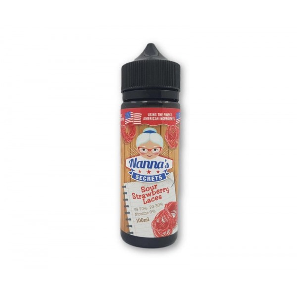 Nanna's Secret Sour Strawberry Laces E-liquid ...