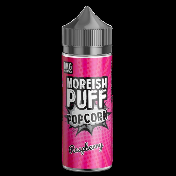 Moreish Puff Popcorn Raspberry 0mg 100ml Short Fil...