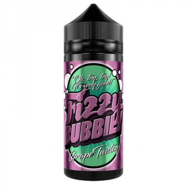 Fizzy Bubbily Grape Twistay E-liquid 100ml Short Fill