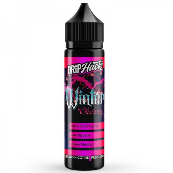 Drip Hacks Cherry Winter 0mg 50ml Short Fill E-Liq...