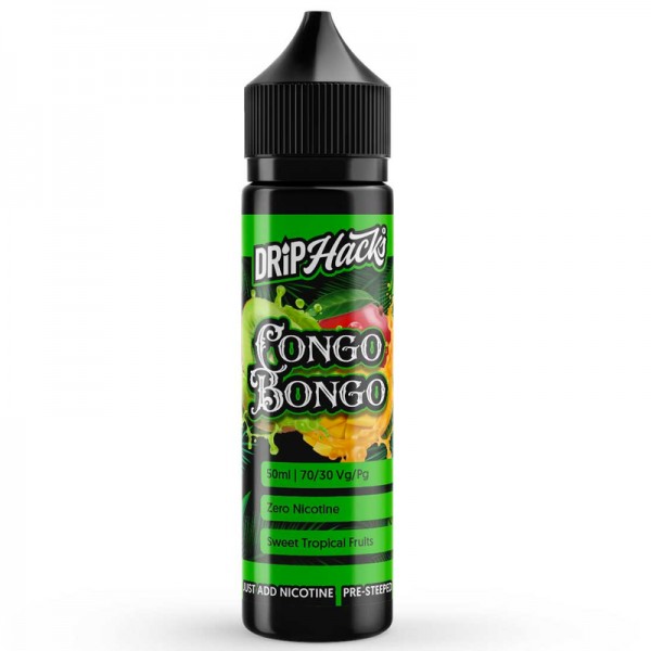 Drip Hacks Congo Bongo 0mg 50ml Short Fill E-Liqui...