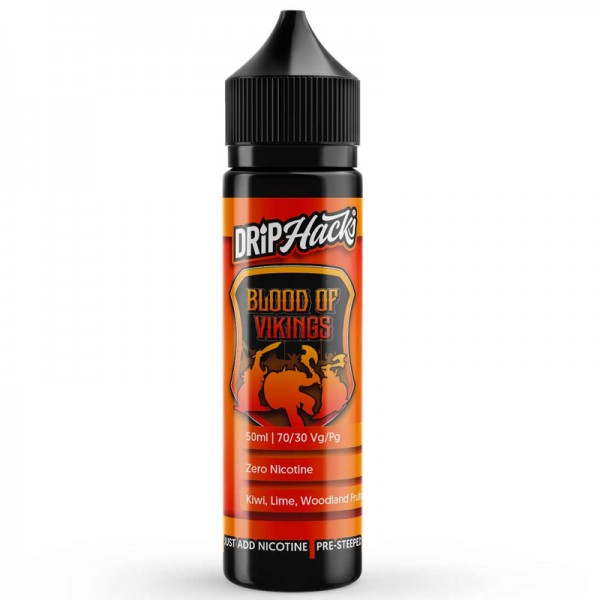 Drip Hacks Blood of Vikings 0mg 50ml Short Fill E-...