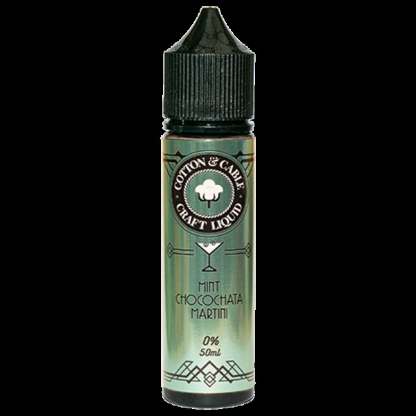 Cotton & Cable Cocktails: Mint Chocochata Martini 0mg 50ml Short Fill E-Liquid