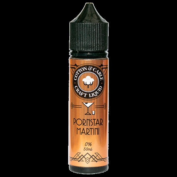 Cotton & Cable Cocktails: Pornstar Martini 0mg 50ml Short Fill E-Liquid