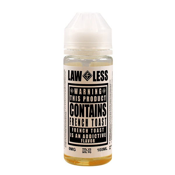 Flawless Law Less: French Toast E-liquid  100ml Sh...